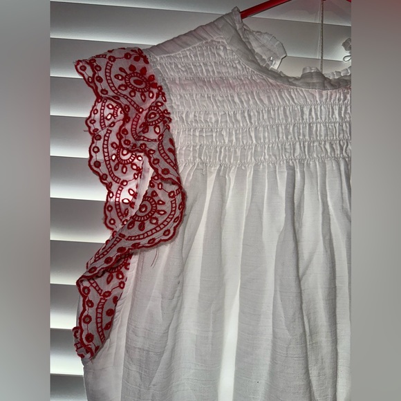 NWT Crown & Ivy Sleeveless White Dress Sz L - Picture 2 of 7